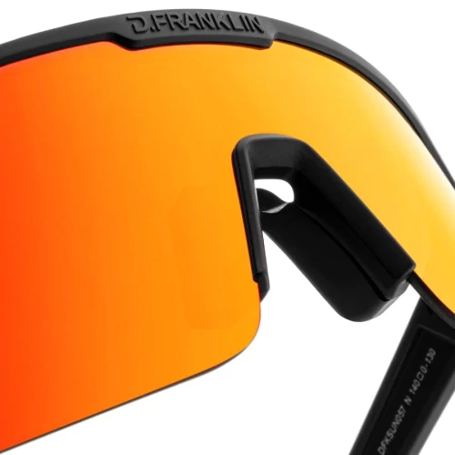 عینک آفتابی دی فرانکلین مدل D.franklin WIND FIFTY / BLACK - RED - Image 6
