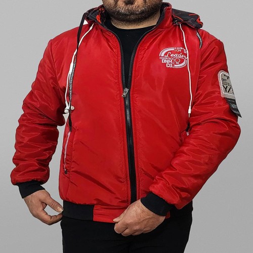 بارونی دو رو زغال سنگی قرمز Y 3 مدل 1380