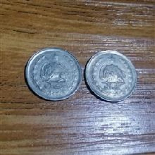 فروش پک 2عددی 1 ریال دوتاج پهلوی 1350 کد 4870