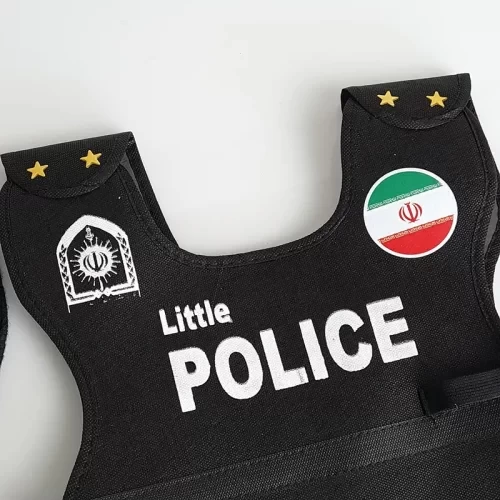 لباس مشاغل کودک جلیقه پلیس کودک با تفنگ زرد کد 4027740