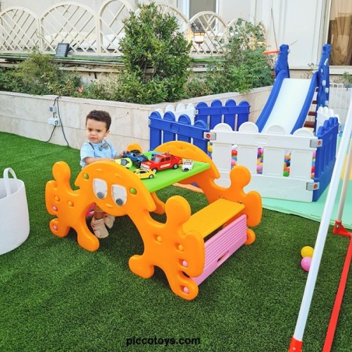 استخر توپ کودک و پارک حفاظ نرده ای 6 ضلعی مدل P/5507/B