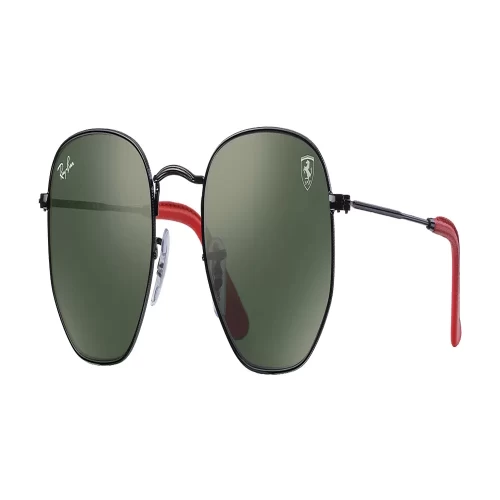 عینک آفتابی RayBan 3548NM Scuderia Ferrari Black Green Classic G 15 - Image 2