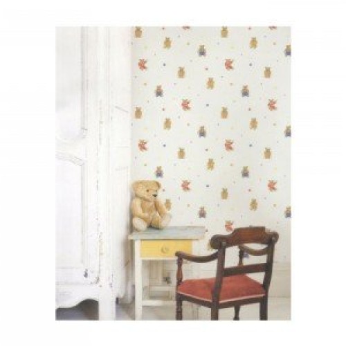 کاغذ دیواری انگلیسی اتاق کودک - تاینی تاتز G45156 tiny tots