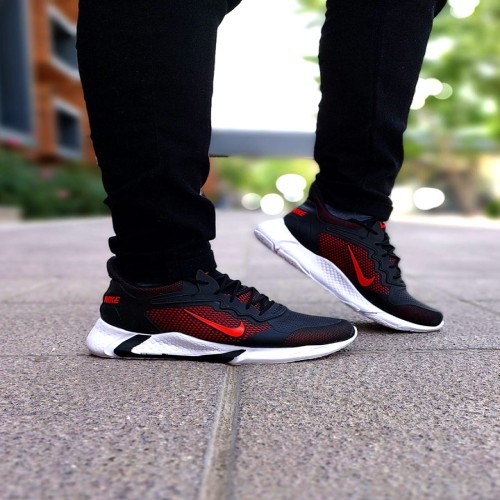 کفش اسپرت مردانه نایک مشکی قرمز مدل 1024