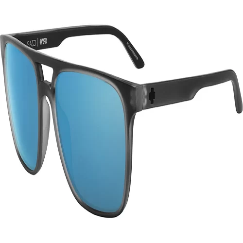 عینک آفتابی اسپای SPY Czar Matte Black Ice - HD Plus Gray Green Polar with Light Blue Spectra Mirror - Image 2