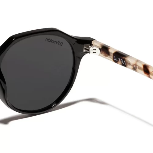 عینک آفتابی دی فرانکلین مدل D.franklin Ultra Light S Round Black / Black - Image 4