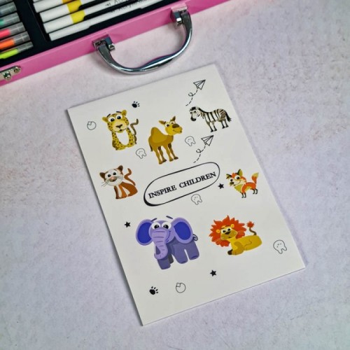 کیف ست نقاشی 113 تکه مدل کرومی کد 6942199
