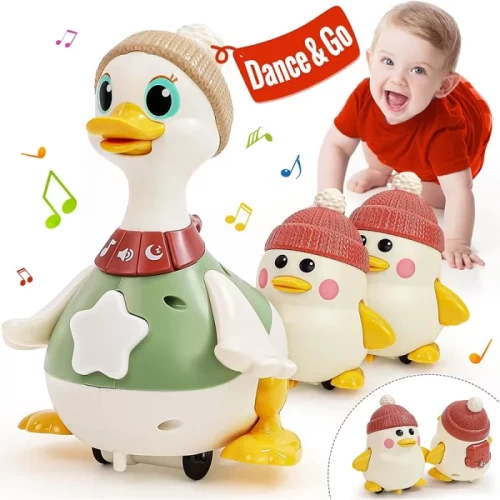اردک و جوجه موزیکال هولی تویز سنسور دار هولی تویز Huile Toys کد HE9987