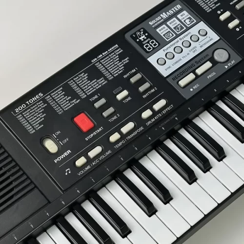 اسباب بازی ارگ میکروفون دار 54 کلیدی مشکی کد BD9916