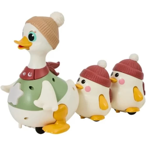اردک و جوجه موزیکال هولی تویز سنسور دار هولی تویز Huile Toys کد HE9987