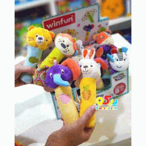 جغجغه کودک طرح میمون مدل winfun 003143