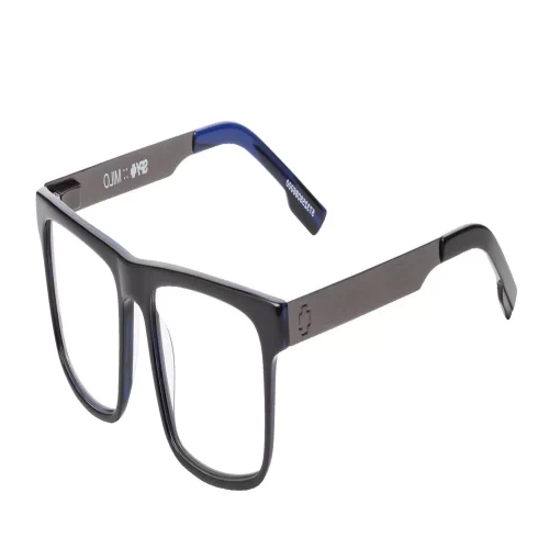 عینک طبی اسپای مدل SPY Milo 53 Black Blue Horn - Image 2
