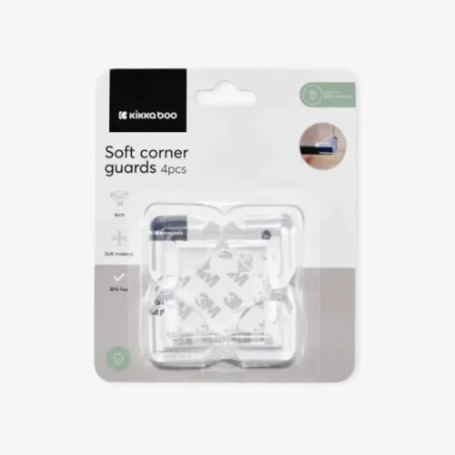 محافظ گوشه شفاف کیکابو Kikkaboo Soft Corner Guards کد 201629