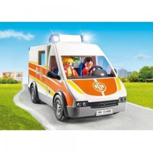 آمبولانس پلي موبيل مدل Ambulance with Siren Set 5541