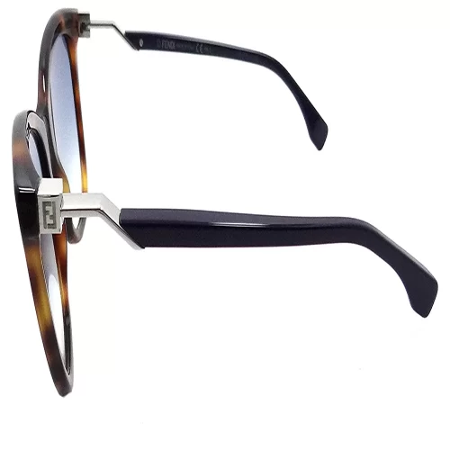 عینک آفتابی فندی FENDI FF 0200/S IPR DK BLUE SF - Image 3