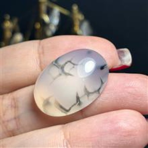 فروش نگین سنگ عقیق دراگون معدنی کد