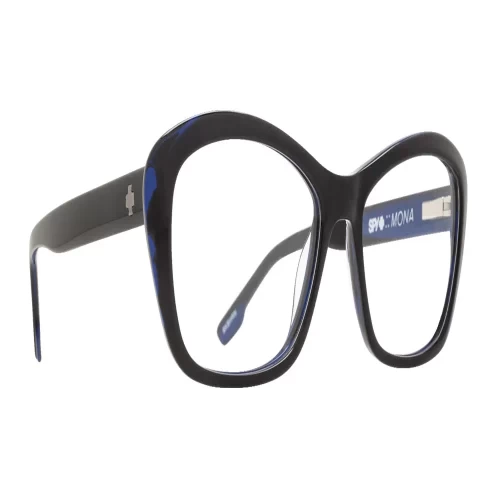 عینک طبی اسپای Spy Mona 52 Black Blue Horn - Image 3