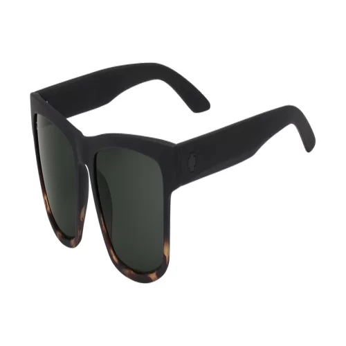عینک آفتابی اسپای Haight 2 Soft Matte Black Tort Fade Happy Gray Green - Image 2