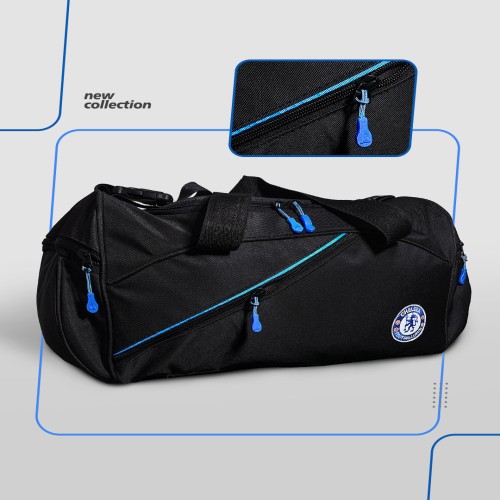 ساک ورزشی مشکی چلسی مدل 1412