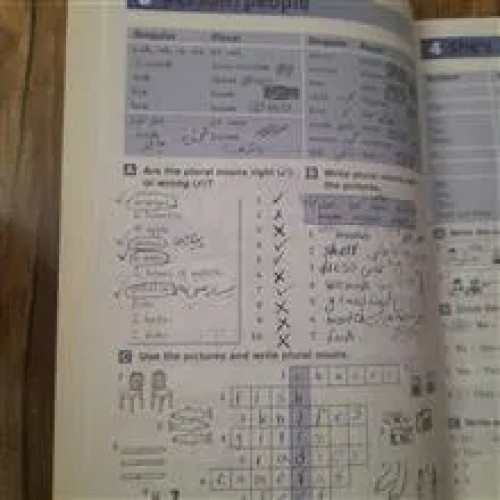 فروش کتاب های گرامر و وکبیولری در تمرین