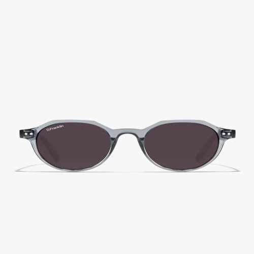 عینک آفتابی دی فرانکلین مدل D.Franklin ULTRA LIGHT S ROUND / CRYSTAL GREY - BLACK - Image 5