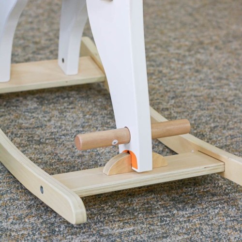 راکر اسب چوبی رنگ سفید کد BL21150