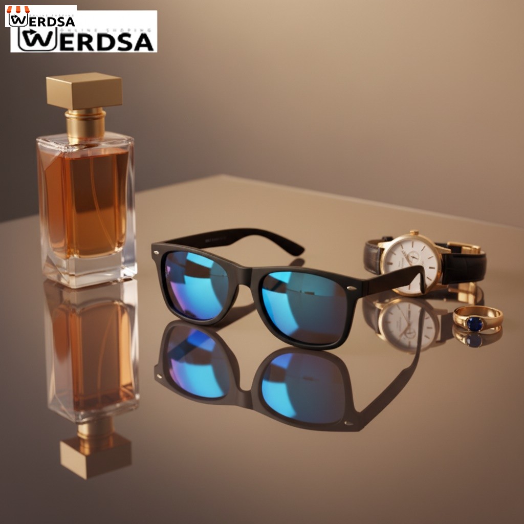عینک آفتابی اسپرت محافظ UV فریم مشکی کد 1005