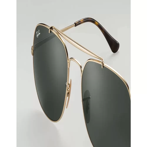 عینک آفتابی RayBan 3561 General Gold Green Classic G 15 - Image 3