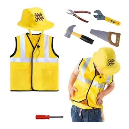 لباس مشاغل کودک مدل معمار کد 0950