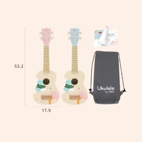 اسباب بازی گیتار چوبی آبی کلاسیک ورلد Iris Ukulele classic world کد 40560