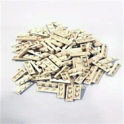 فروش لگو قطعه صاف 3x1 سفید 124 عددی دست دوم