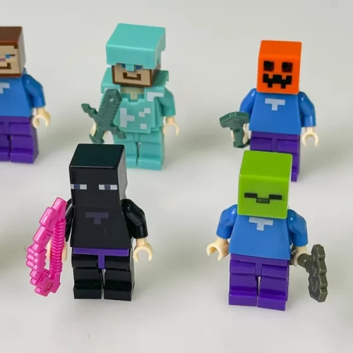 مینی فیگور 6 عددی ماینکرفت MINECRAFT کد 22617