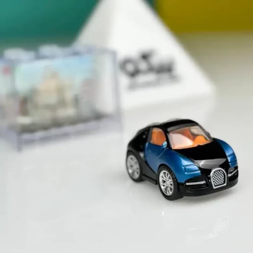 ماشین فلزی عقب کش رنگ مشکی آبی کد P/836H023/D