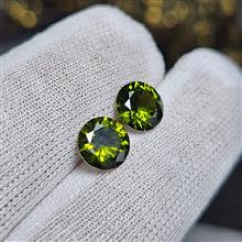 فروش جفت نگین های کیوبیک زیرکونیاکد