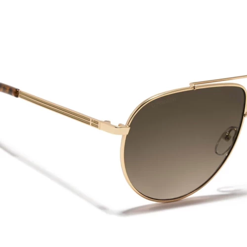 عینک آفتابی دی فرانکلین مدل D.franklin AVIATOR LEGACY / GOLD - BROWN - Image 5