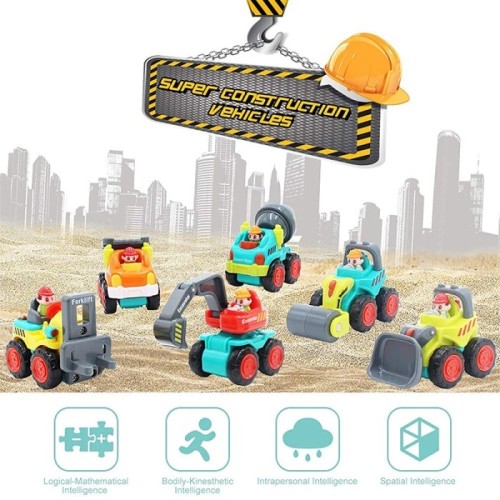 ماشین اسباب بازی غلتک HUILE TOYS مدل P/A3116C/GH