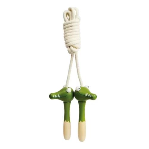 طناب بازی کودک با دسته چوبی طرح حیوانات کد BZ-12-B