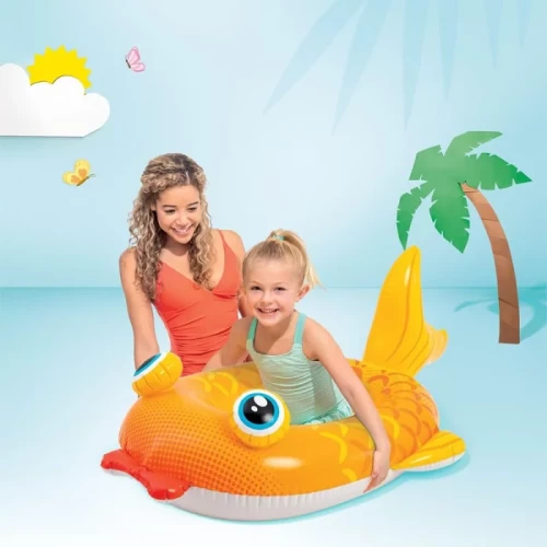 قایق بادی کودک اینتکس intex طرح ماهی کد P/59380/D