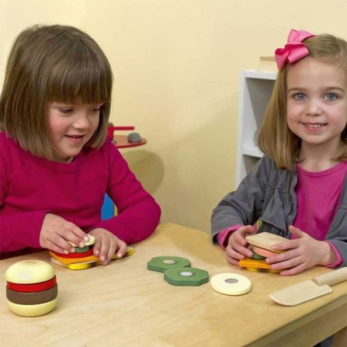 اسباب بازی ست فست فود چوبی 17 تکه MELISSA & DOUG کد 10513