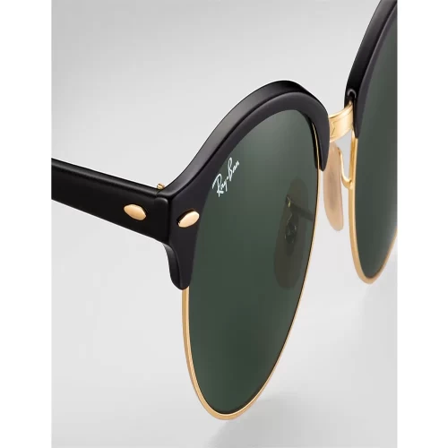 عینک آفتابی RayBan 4246 Clubround Black Green Classic - Image 3