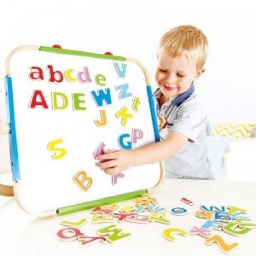 حروف مگنتی چوبی کودک ABC magnetic hape 1047