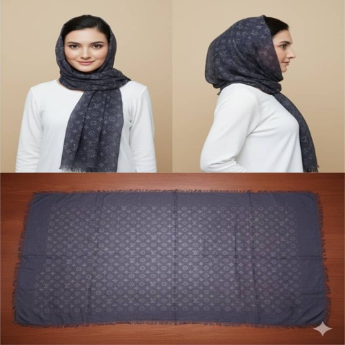 روسری نخی طرح بندی متفاوت قواره 120