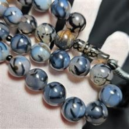 فروش تسبیح 33 دانه عقیق دراگون معدنی کد