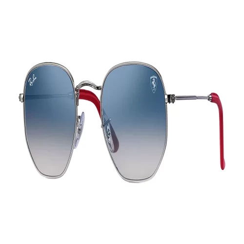 عینک آفتابی RayBan 3548NM Scuderia Ferrari Silver Light Blue Gradient - Image 2