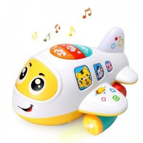 طراحی جذاب هواپیما موزیکال huile toys 6103