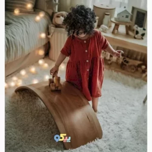 برد تعادلی کودک چوبی بدون لایه فوم curvy