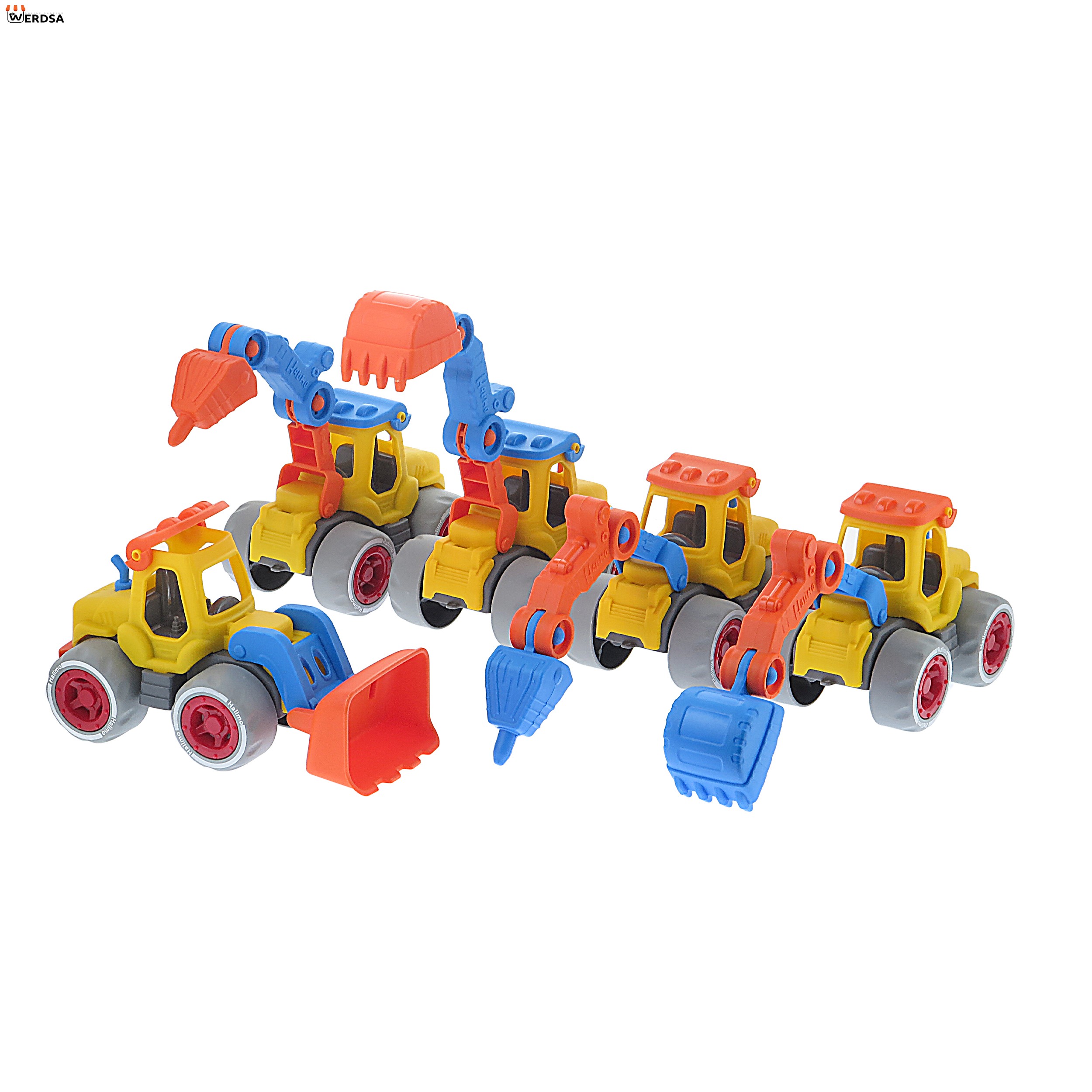 اسباب‌بازی, هالیمو, راهسازی, لودر, غلطک, خاک‌بردار, مته‌زن, ماشین راهسازی, ساخت‌وساز, اسباب‌بازی کودکان, هدیه کودک, بازی آموزشی, خلاقیت کودک, مهارت حرکتی, اسباب‌بازی ایمن, اسباب‌بازی رنگی, با