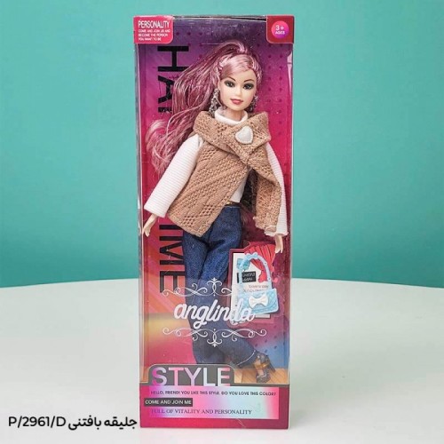 عروسک باربی با لوازم کد 2961