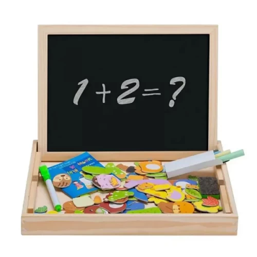 تخته سیاه و وایت برد دو طرفه مگنتی طرح حیوانات مزرعه کد 6361754