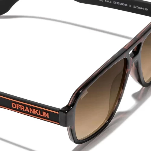 عینک آفتابی دی فرانکلین مدل D.franklin BIG D MONTANA / DARK CAREY - GRAD BROWN - Image 5